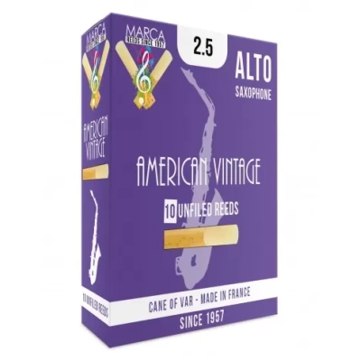 Anches de Saxophone Alto MARCA AMERICAN VINTAGE Boîte de 10 10-anches-marca-american-vintage-saxophone-alto-25