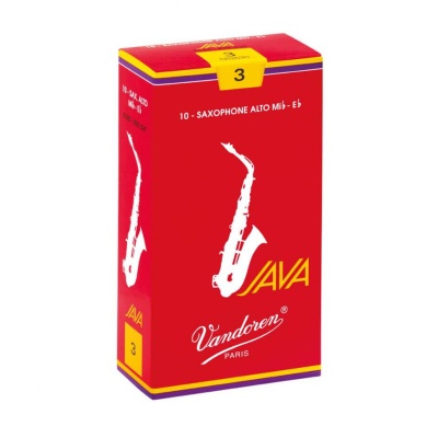 Anches de Saxophone Alto Vandoren JAVA "Filed - Red Cut" Boîte de 10 bte-10-anches-red-java-sax-alto-768x911